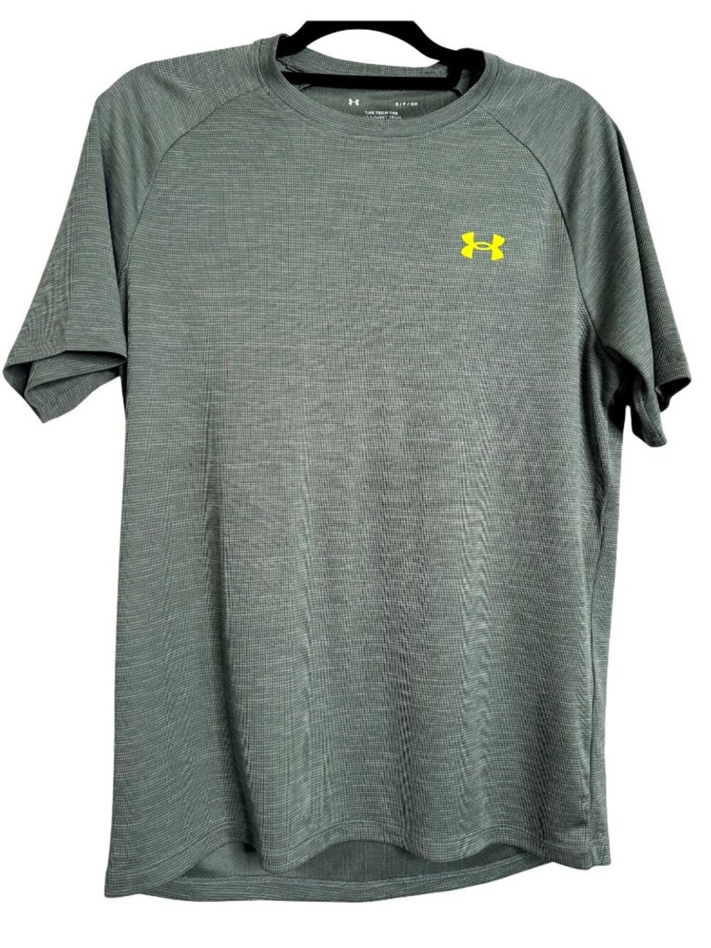 Under Armour Tech Tee Size Small Textured Short Sleeve NWT Green